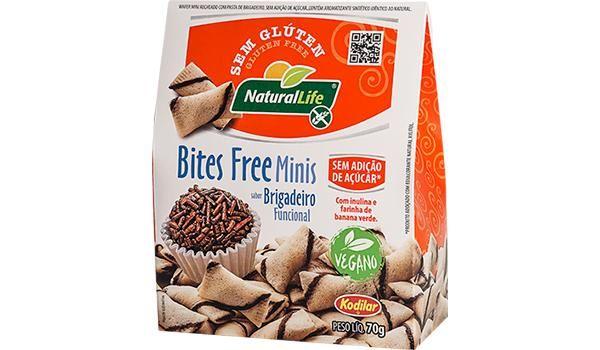 Imagem de BITES FREE MINIS SABOR BRIGADEIRO SEM GLUTÉN 70g - KODILAR