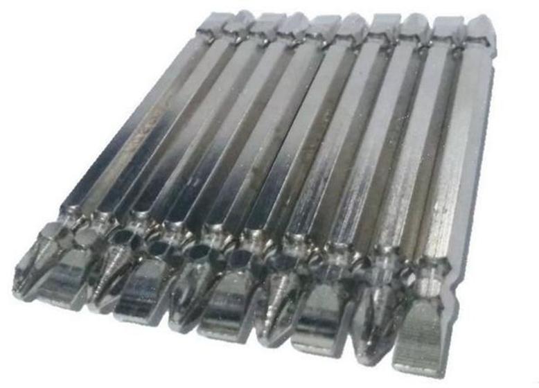 Imagem de BITS LONGO Duplo IMANTADO C/ 10 Aço Ph2 e Profissional 
