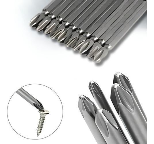 Imagem de Bits Phillips Makita Ph2-100Mm Caixa Com 10 Un Chave Madeira