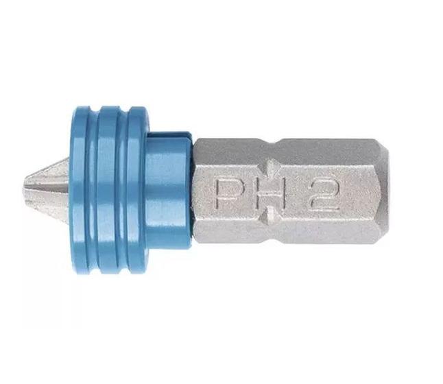 Imagem de Bits phillips ph2 enc. 1/4" x 25mm imantado com limitador gross - 1145556