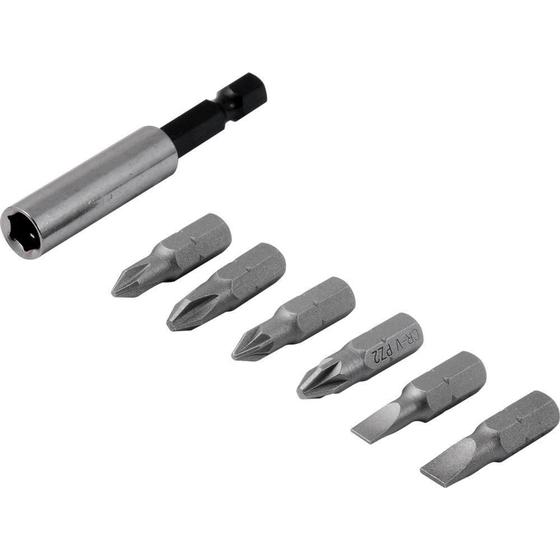 Imagem de Bits/Ponteiras Vonder Crv com 7 peças Encaixe 1/4"