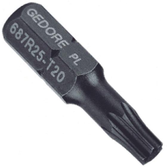 Imagem de Bits Torx Sextavado Encapado 1/4" Gedore T9X25,4mm