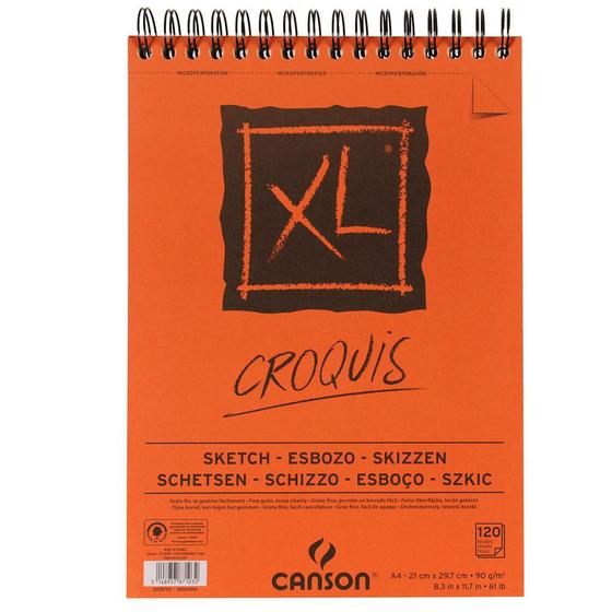 Imagem de Bl xl croquis 7103 90gr a4 120 fls