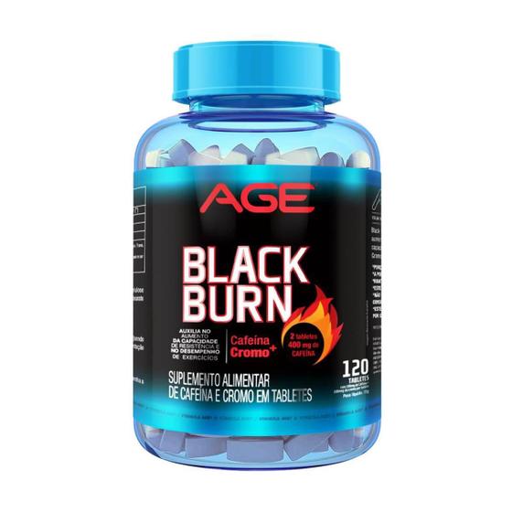 Imagem de Black Burn Intense Termogênico - (120 tabletes) - AGE