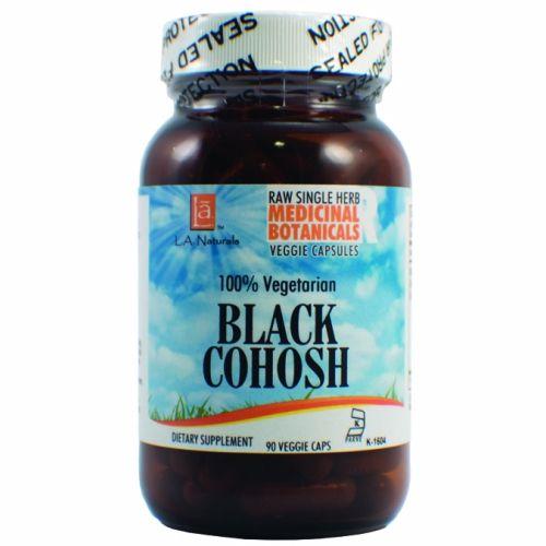 Imagem de Black Cohosh Raw Herb 90 cápsulas vegetais da L. A. Naturals (pacote com 2)