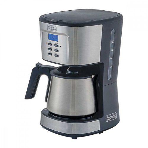 BLACK DECKER - Cafeteira Elétrica Programável CM300G 220v Menor preço em BLACK DECKER - Cafeteira Elétrica Programável CM300G 220v