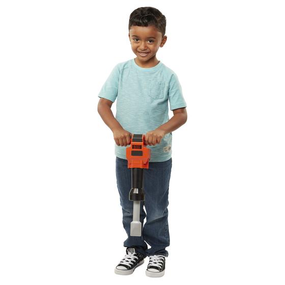 Imagem de BLACK+DECKER Junior Kids Power Tools - Jackhammer com Som &amp Ação Realista! Role Play Tools para Crianças Meninos e Meninas De 3 Anos de Idade e Acima, Get Building Today!