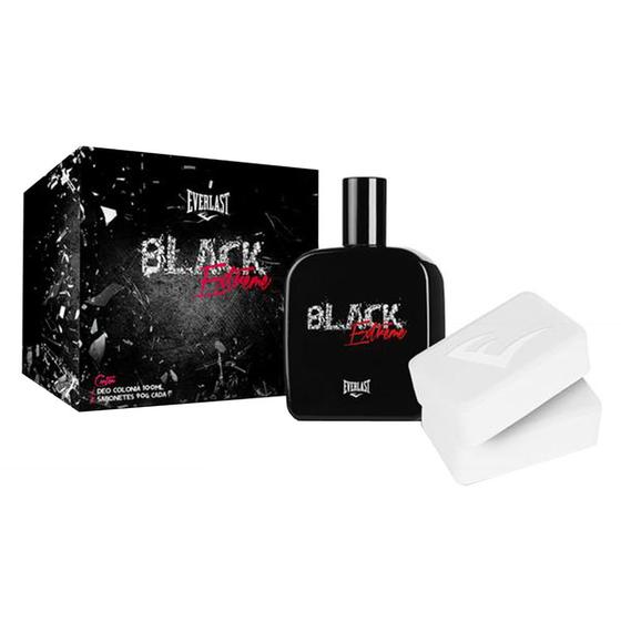 Imagem de Black Extreme Everlast - Masculino - Deo Colônia - Perfume + Sabonete em Barra