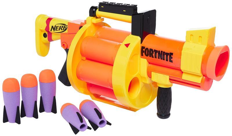 Imagem de Blaster Nerf Fortnite GL Rocket-Tiring com tambor de 6 foguetes