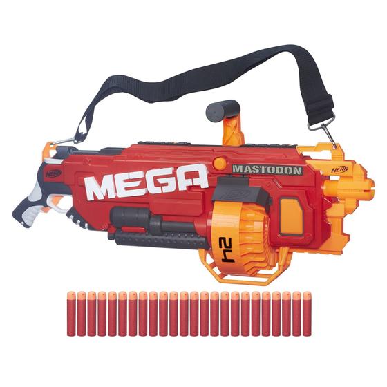 Imagem de Blaster Nerf N-Strike Mega Mastodon com 24 dardos e alça