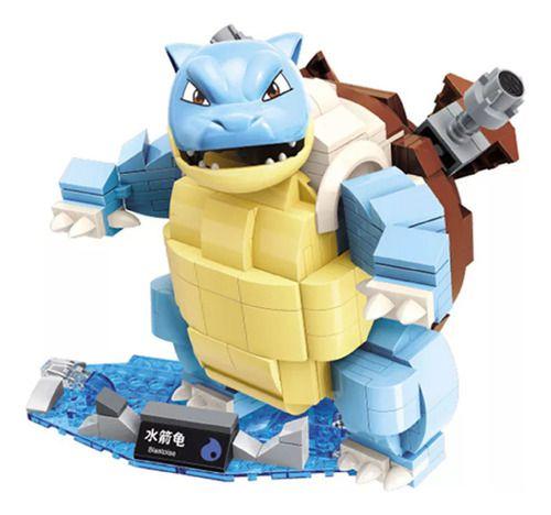 Imagem de Blastoise Blocos De Montar 385 Pcs Pokemon Lego Minecraft 