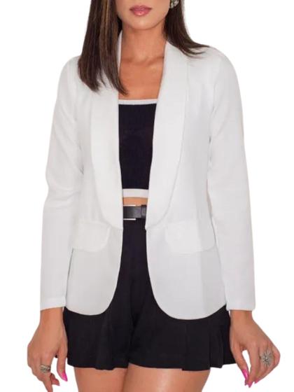 Imagem de Blazer Feminino Alfaiataria Elegância Moderna