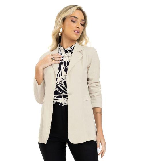 Imagem de Blazer Feminino Barbie Strong Endless Bege