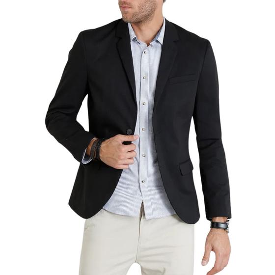 Imagem de Blazer Masculino Slim 2 Botões Corte Italiano Super Oferta 7 Cores - Shopping do Terno