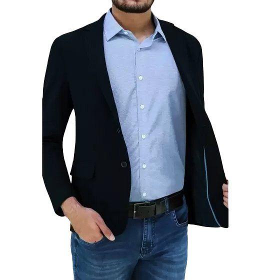 Imagem de Blazer Ogochi Slim Sarja Com Forro 071518001 Masculino