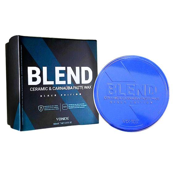 Imagem de Blend Black Cera Carnaúba Silica Paste Wax 100ml Vonixx