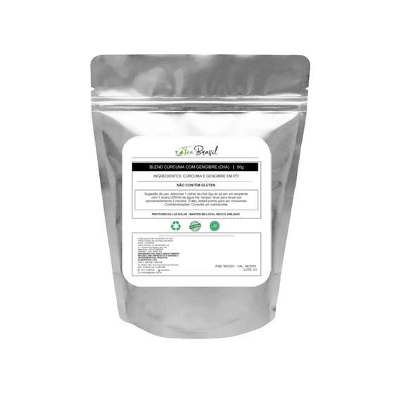 Imagem de Blend De Chá Cúrcuma com Gengibre em pó 50g