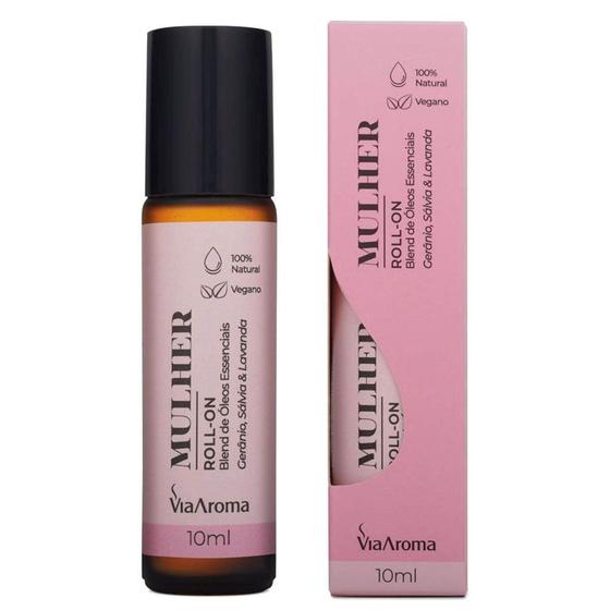 Imagem de Blend de Óleos Essenciais Roll-On Mulher 10ml - Via Aroma