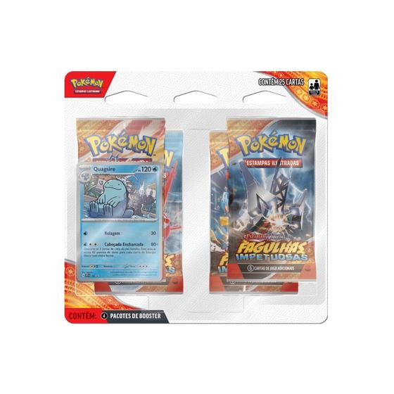 Imagem de Blister Quadruplo Jogo Pokémon Quagsire e Zapdos Tcg Copag