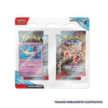 Imagem de Blister Quadruplo Latias Pokémon TCG Escarlate E Violeta 7 Coroa Estelar - Copag