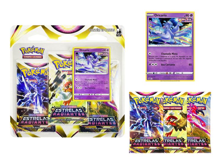 Blister Triplo Cards Pokémon Todas Coleções Tcg Cartas Copag Menor preço em Blister Triplo Cards Pokémon Todas Coleções Tcg Cartas Copag