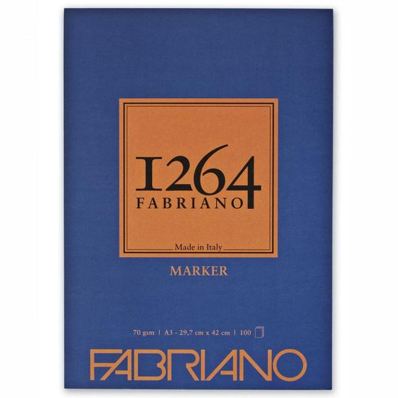 Imagem de Bloco 1264 Fabriano Marker A3 100 Folhas