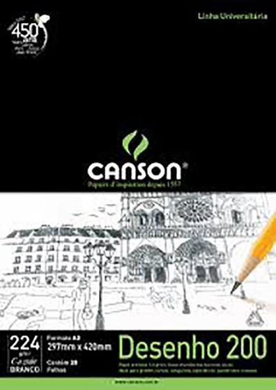 Imagem de Bloco A3 Canson 224 G