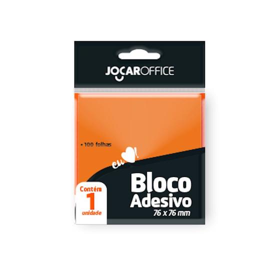 Imagem de Bloco Adesivo 76x76mm 100 Folhas Jocar Office