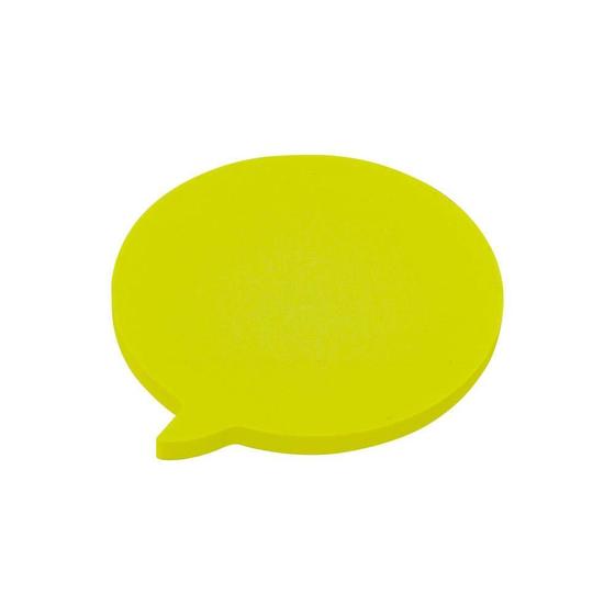 Imagem de Bloco Adesivo Balloon 70x70mm Amarelo Neon 50fls - Ei025