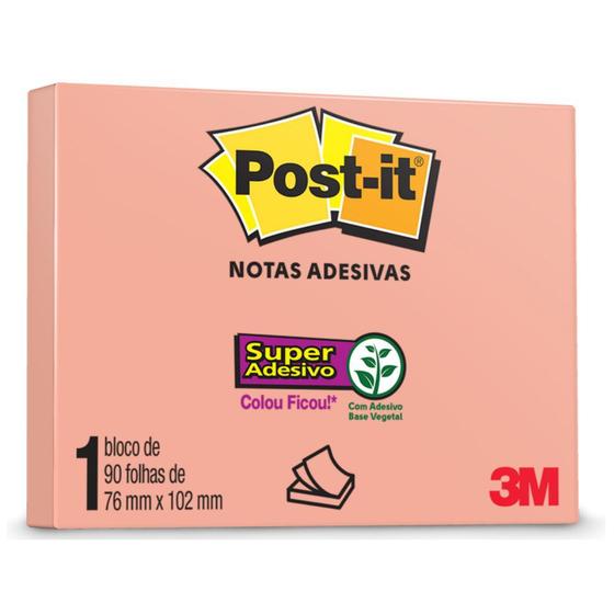 Imagem de Bloco Adesivo Post-It 3M 76x102 mm 90 Fls