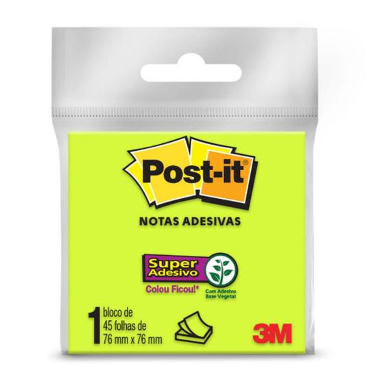 Imagem de Bloco Adesivo Post-It 3M 76x76 mm 45 Fls