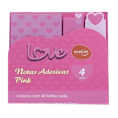 Imagem de Bloco Adesivos Love Pink - MOLIN