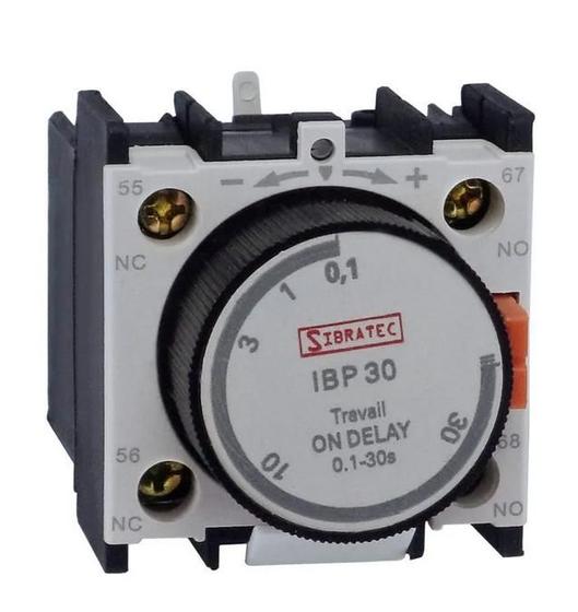 Imagem de Bloco auxiliar para contator ibp30 energ. on-delay sibratec
