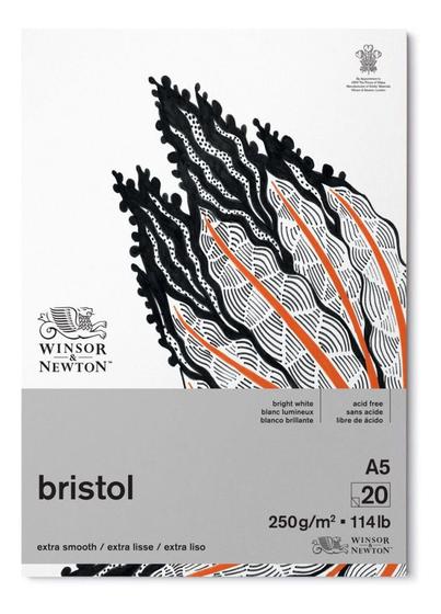 Imagem de Bloco Bristol Desenho 250g 20 Folhas Winsor & Newton A5