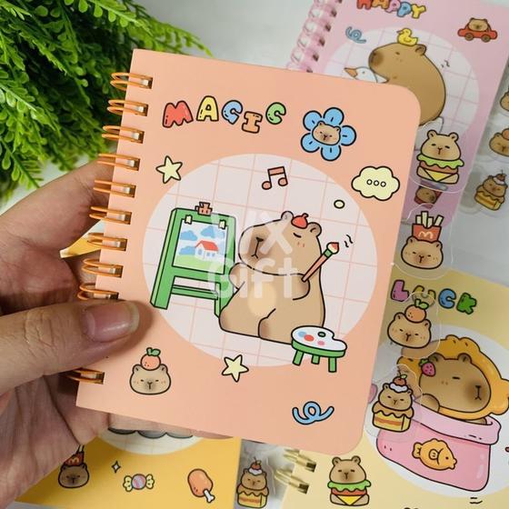 Imagem de Bloco Capivara Fofos com Divisória - Michael Judi / WX Gift