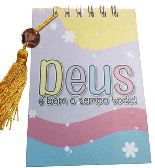 Imagem de Bloco de Anotação - Deus é bom o  tempo todo!