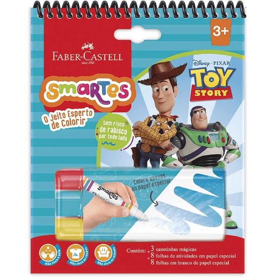 Imagem de Bloco de Atividades Smartes Com 3 Canetinhas Mágicas Faber-Castell