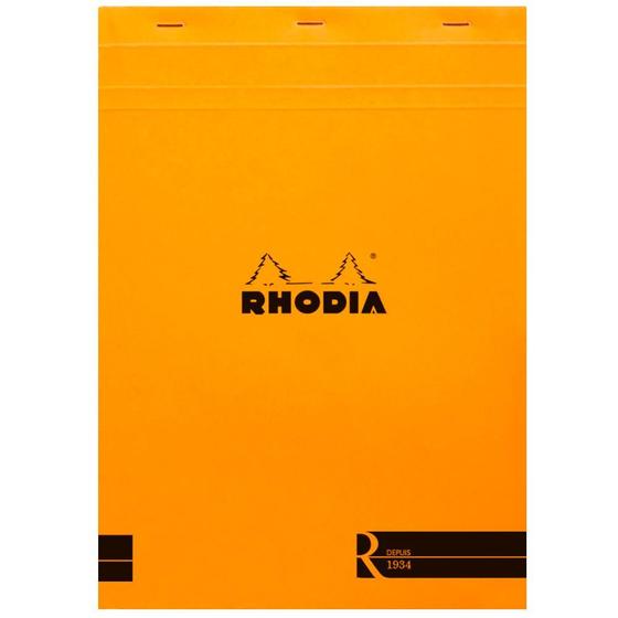 Imagem de Bloco de Desenho e Notas Rhodia A4 Número 18 Capa Laranja