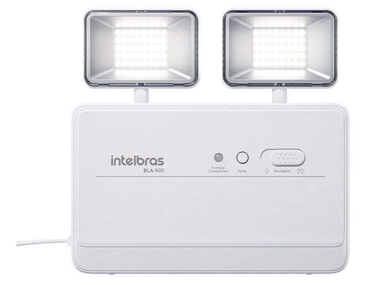 Imagem de Bloco De Iluminação Autônomo Intelbras Bla 400 Lumens Branco