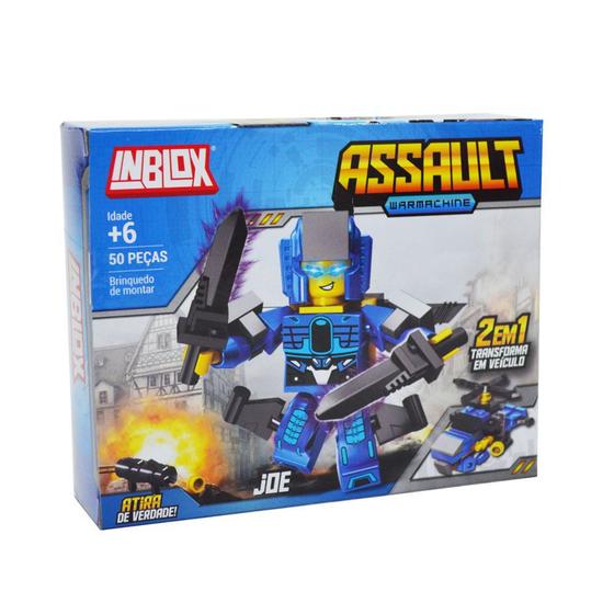 Bloco de Montar Assault Warmachine 50 Peças - Ark Toys - Brinquedos de ...