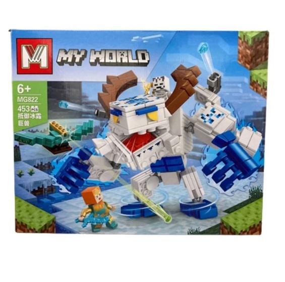 Bloco de Montar My Wolrd compatível a Lego Boneco de Gelo 453 peças Menor preço em Bloco de Montar My Wolrd compatível a Lego Boneco de Gelo 453 peças