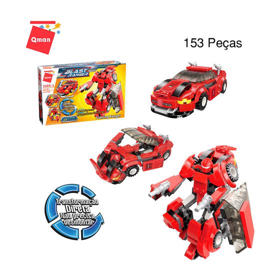Imagem de Bloco de montar qman - trans collector - flamming ranger
