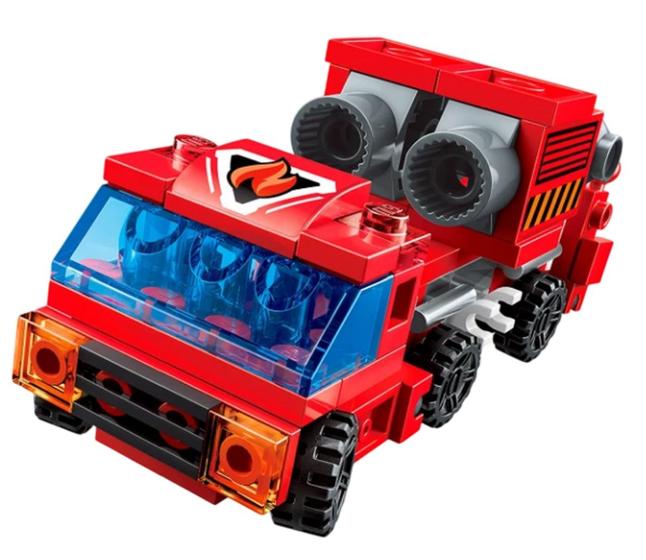 Imagem de Bloco de montar set trans collector bombeiros qman