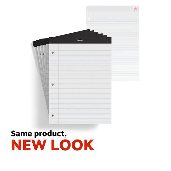 Imagem de Bloco de Notas Staples ST57350VS - 21,6 x 29,8 cm - 100 Folhas