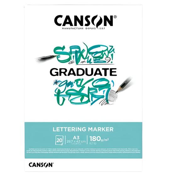 Imagem de Bloco de Papel Graduate Lettering Marker A4 180g Canson 20 Folhas