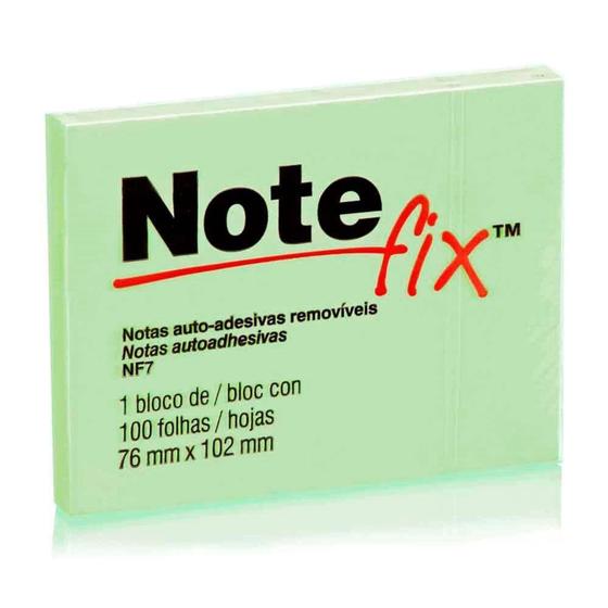 Imagem de Bloco de Recado Auto-Adesivo Notefix 76x102mm 100fls Verde