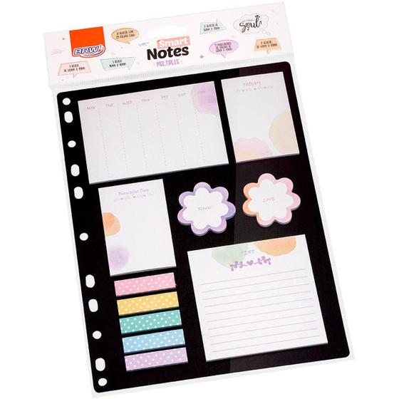 Imagem de Bloco De Recado Autoadesivo Smart Notes Multiples Flor Poa