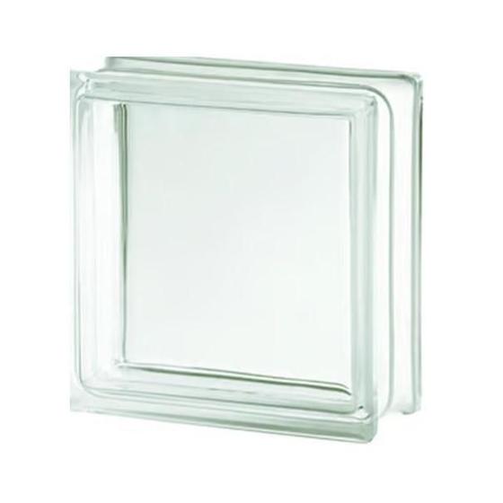 Imagem de Bloco De Vidro Transparente Liso 19X19X8Cm