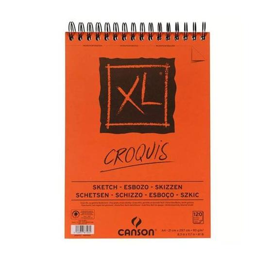 Imagem de Bloco Desenho Xl Croquis A4 120fls 90gm2 - Canson