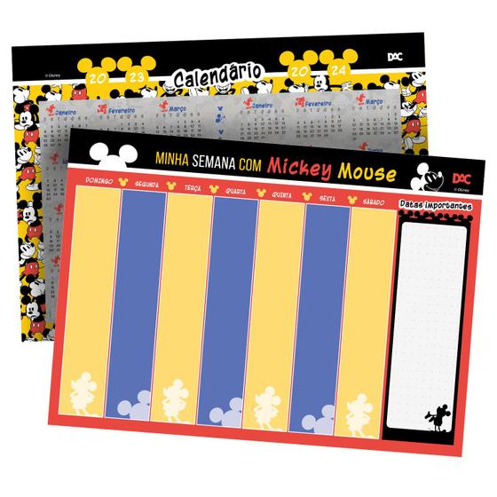 Imagem de Bloco Destacável - DAC - Planejamento Semanal- Mickey Mouse
